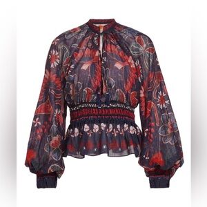 New FARM Rio Tropical Shine Printed Top